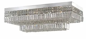 Modern Ceiling Lighting Color Chrome 14 Bulbs
