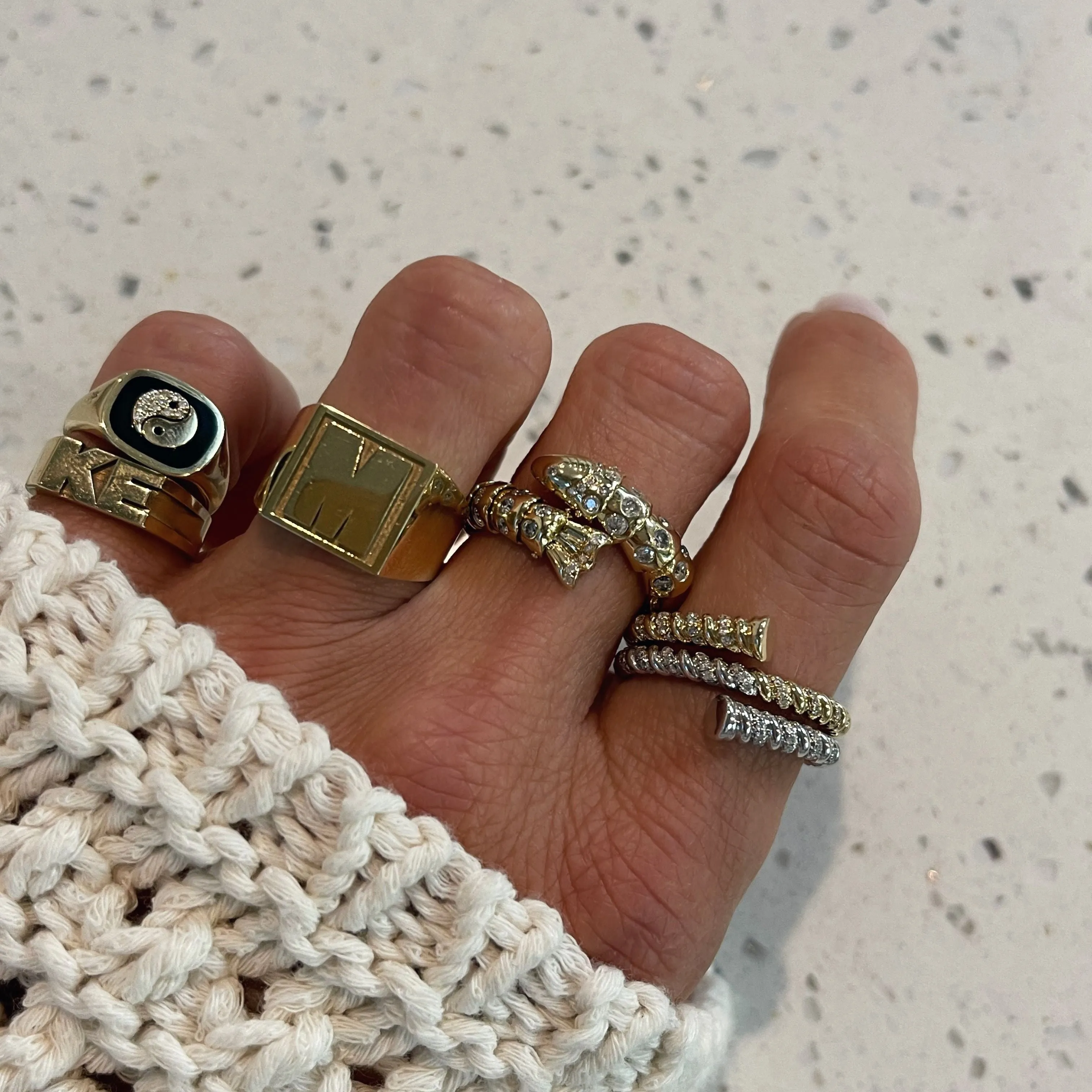 Moniker Initial Ring