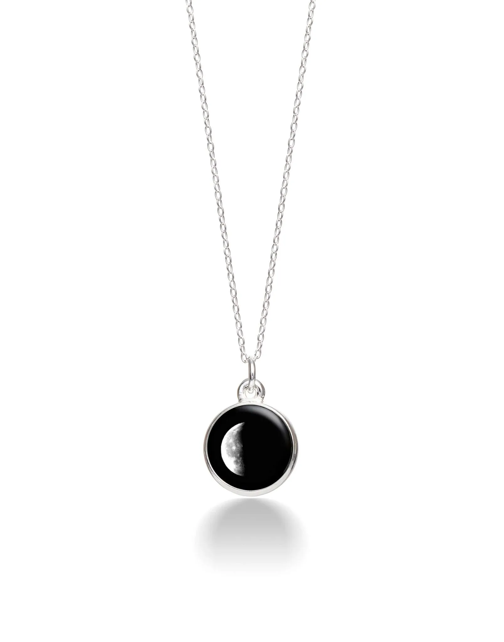 Moonglow Simplicity Silver Necklaces