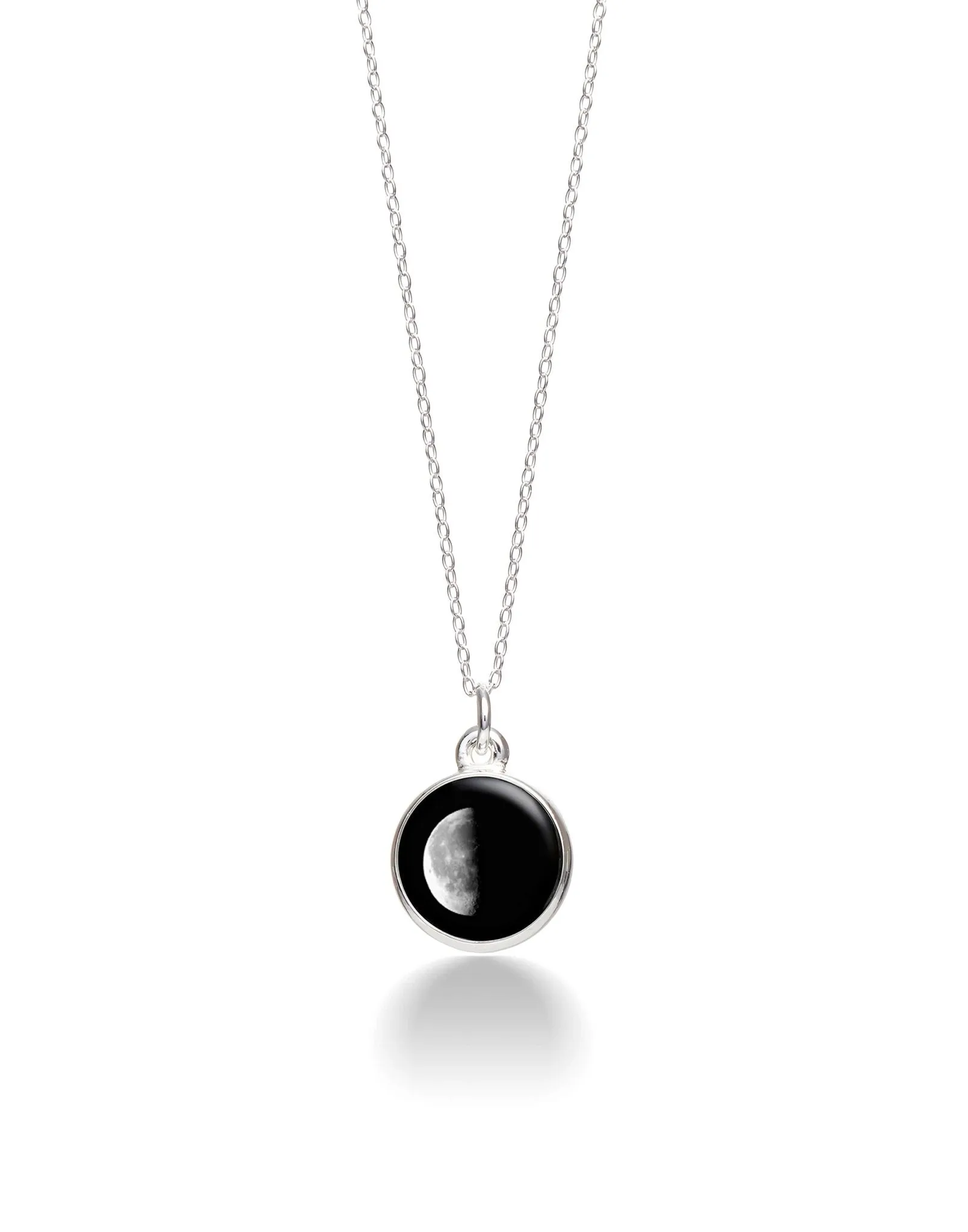 Moonglow Simplicity Silver Necklaces