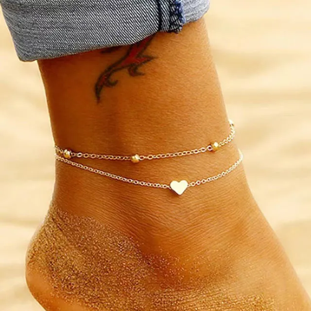 Multilayer Rhinestone Chain Charm Bracelets For Women