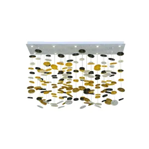 Murano Ceiling Lamp - 10 Bulbs