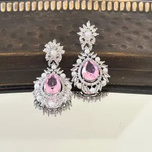 Nora Pearl American Diamond Earrings
