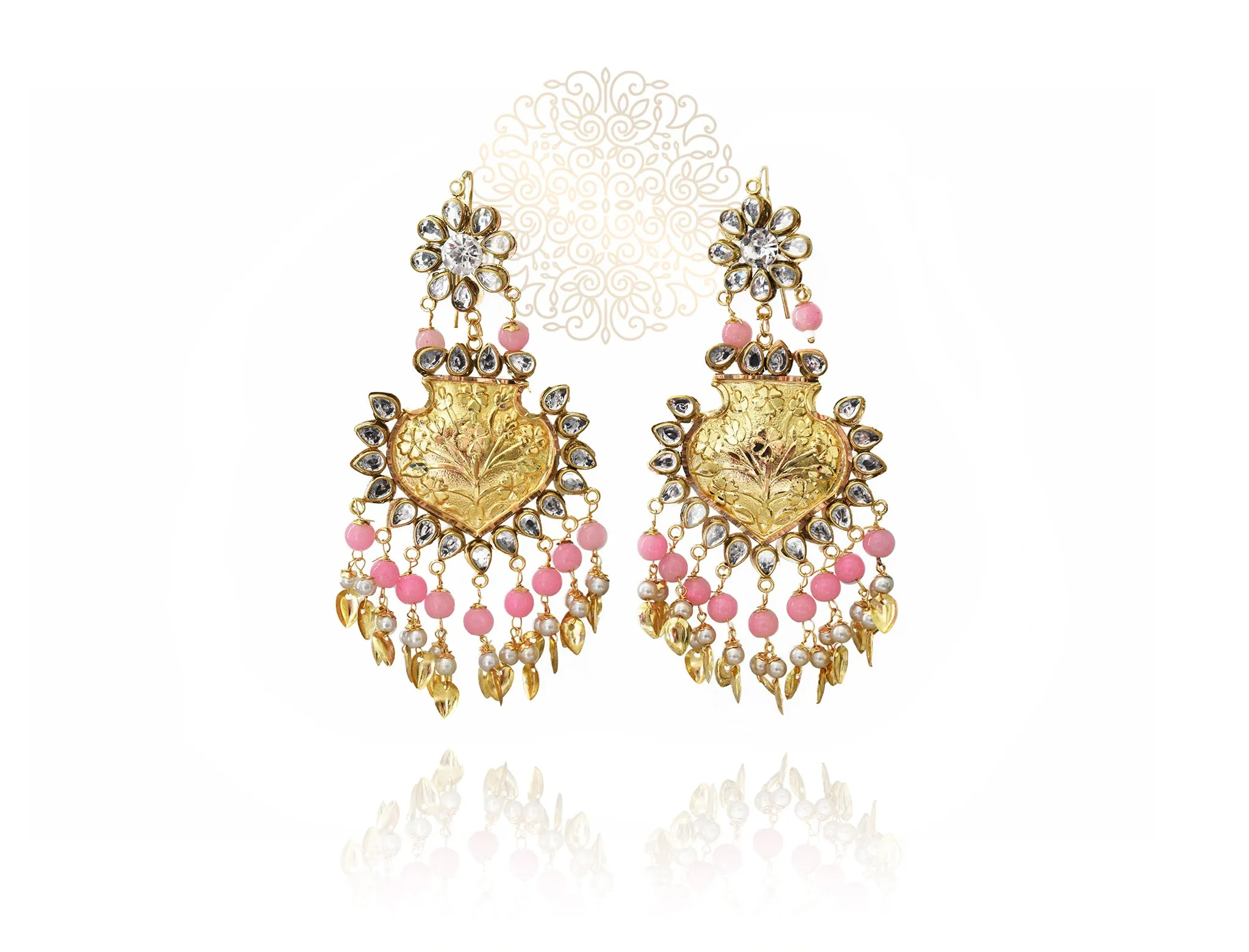 Nylaah Earrings and Tikka Set