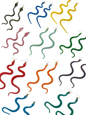 NZNZ Snake Earrings