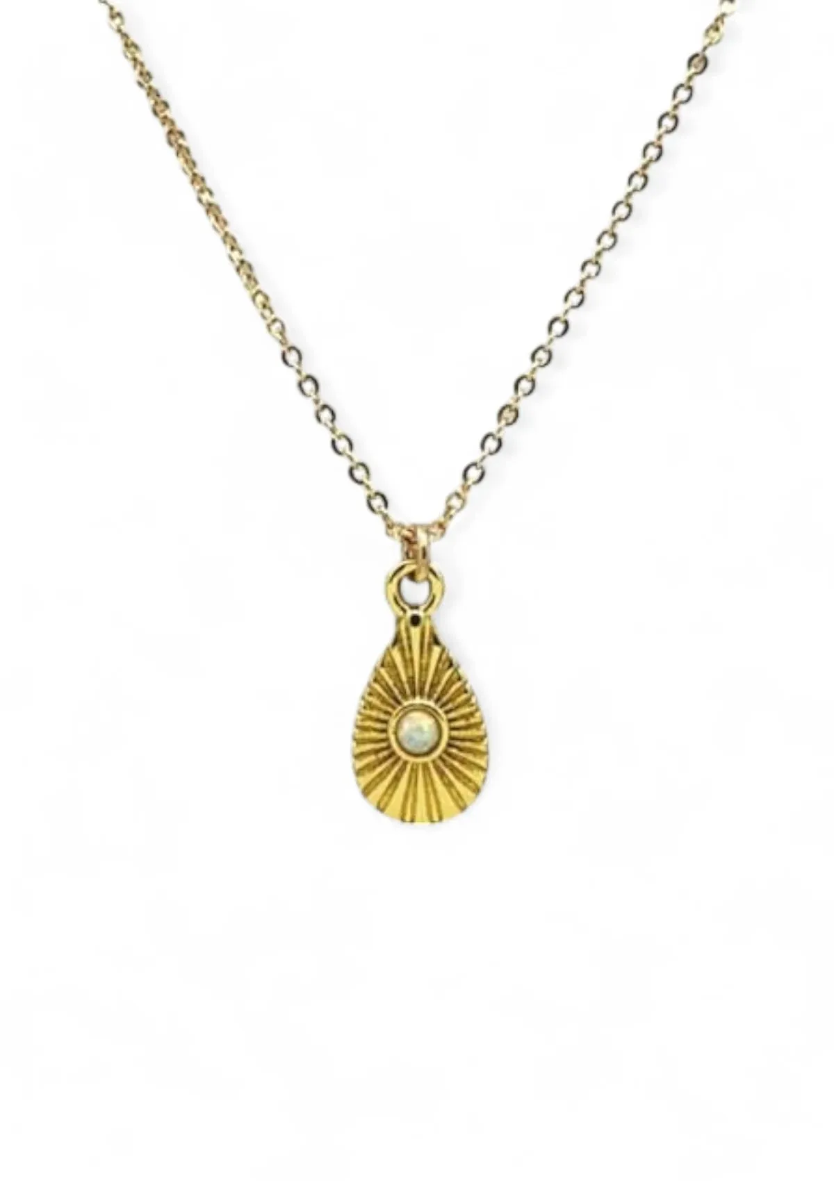 Opalite Small Teardrop Necklace