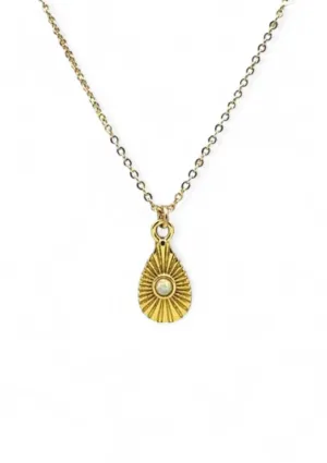 Opalite Small Teardrop Necklace
