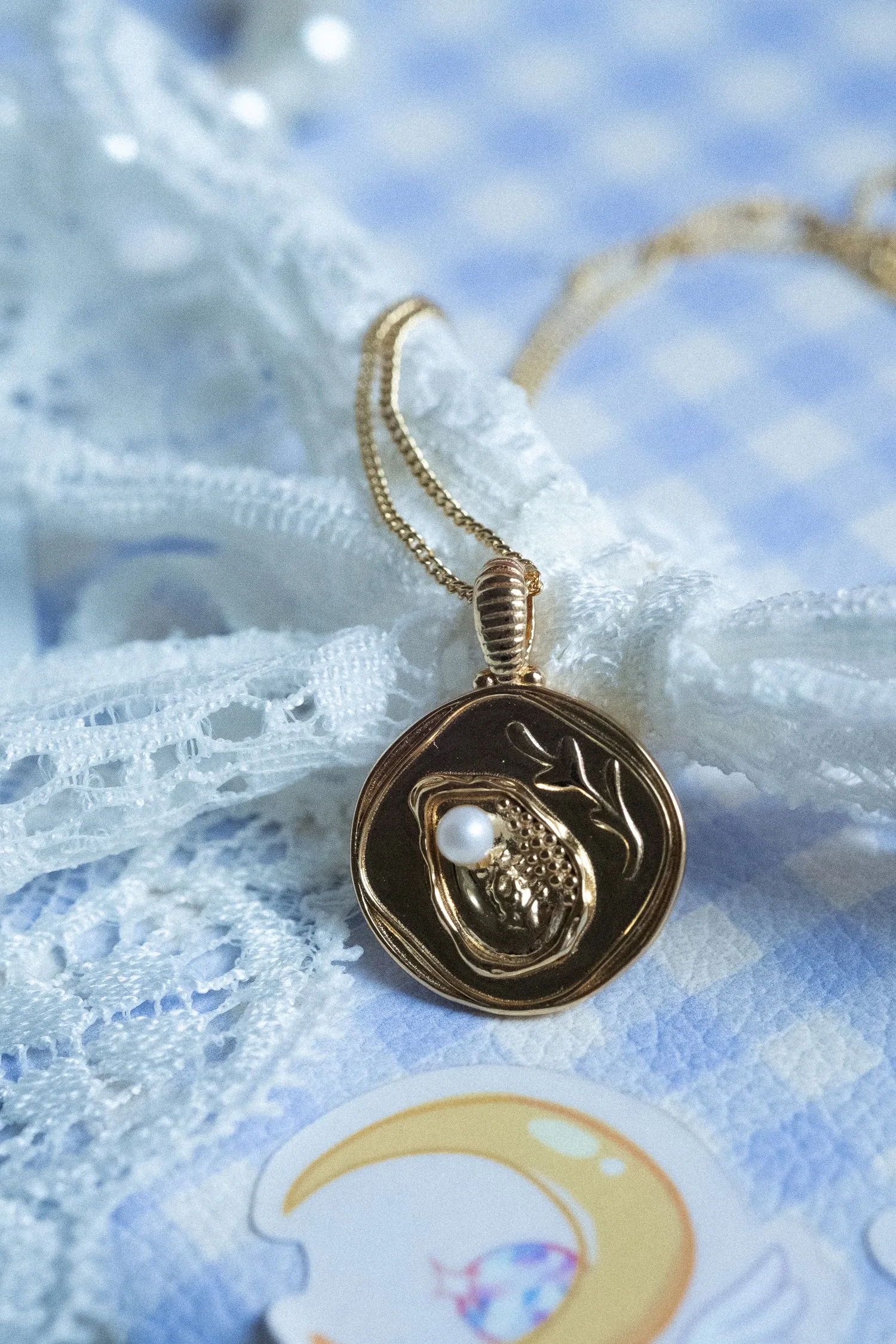 Oyster Pearl Pendant Necklace