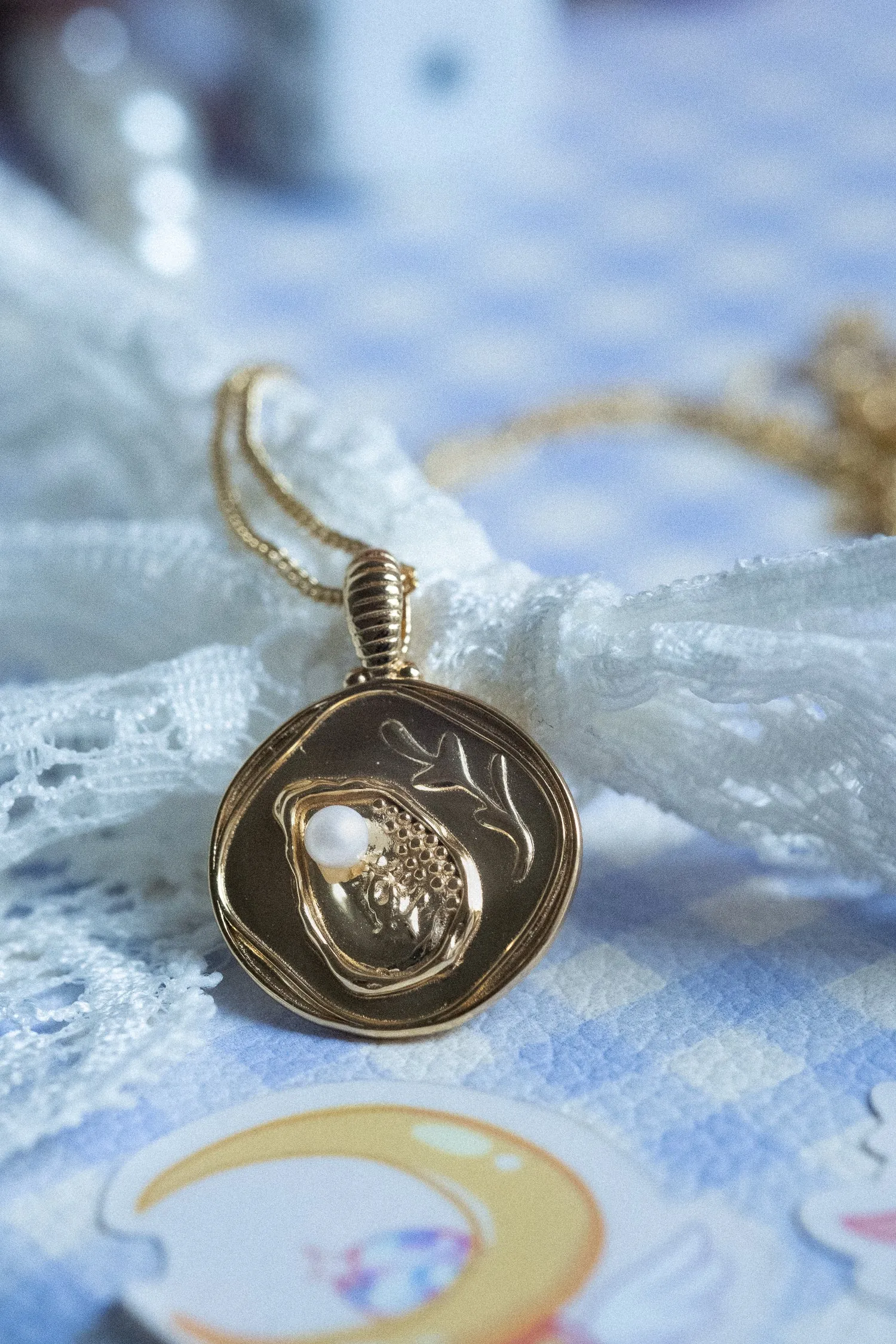 Oyster Pearl Pendant Necklace