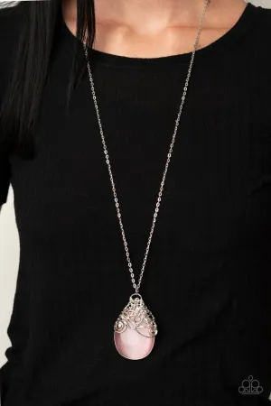 Paparazzi Necklace ~ Tangled Gardens - Pink