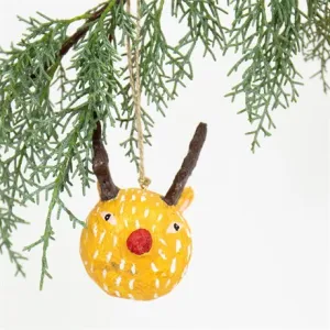 Paper Deer Christmas Pendant