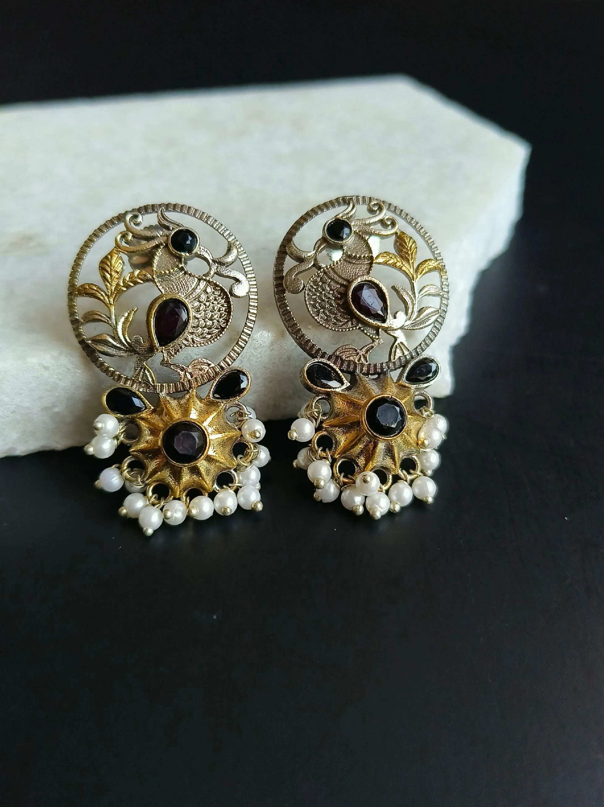 Pearl Dangler Earrings | Sarichka