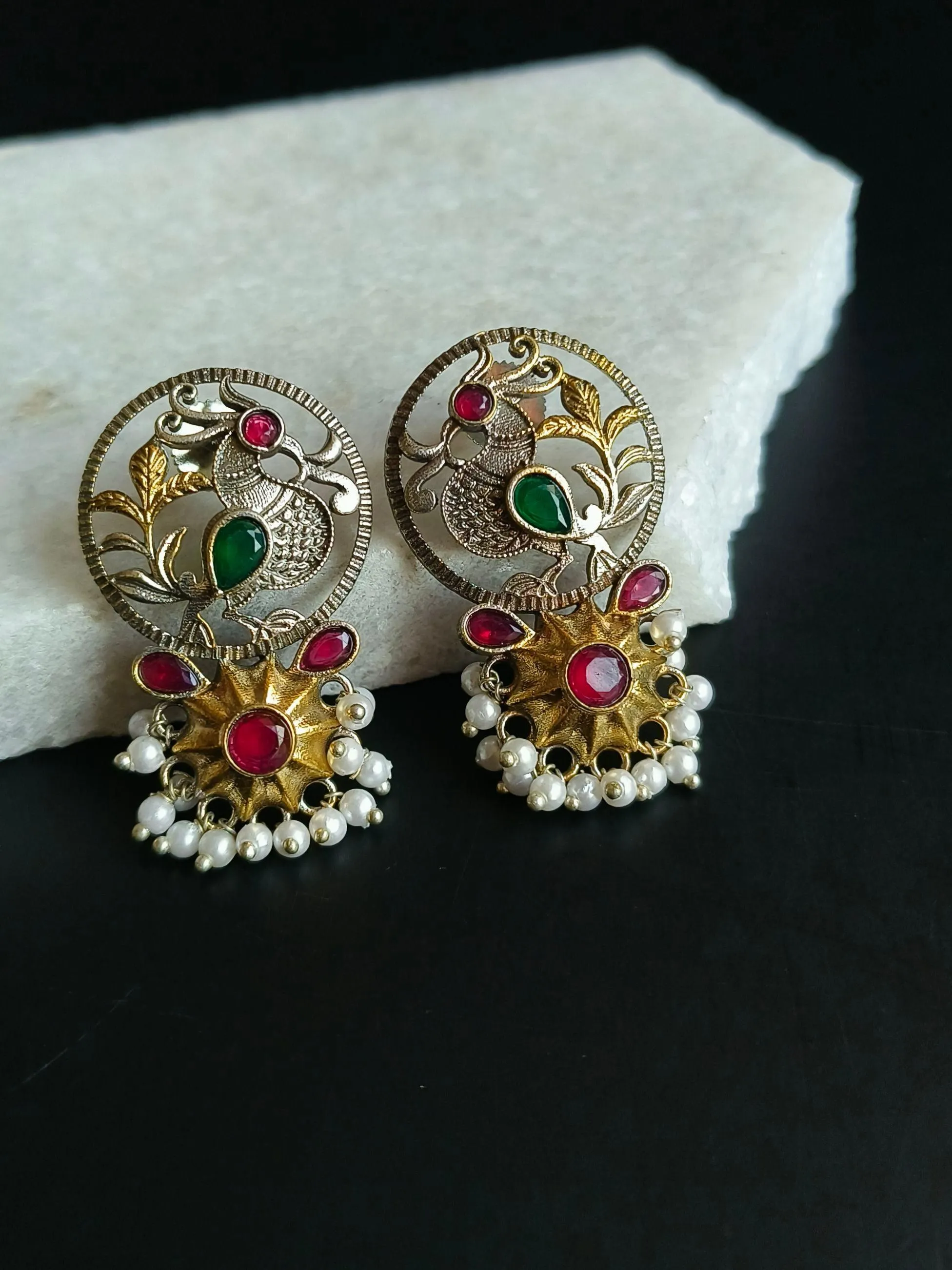 Pearl Dangler Earrings | Sarichka