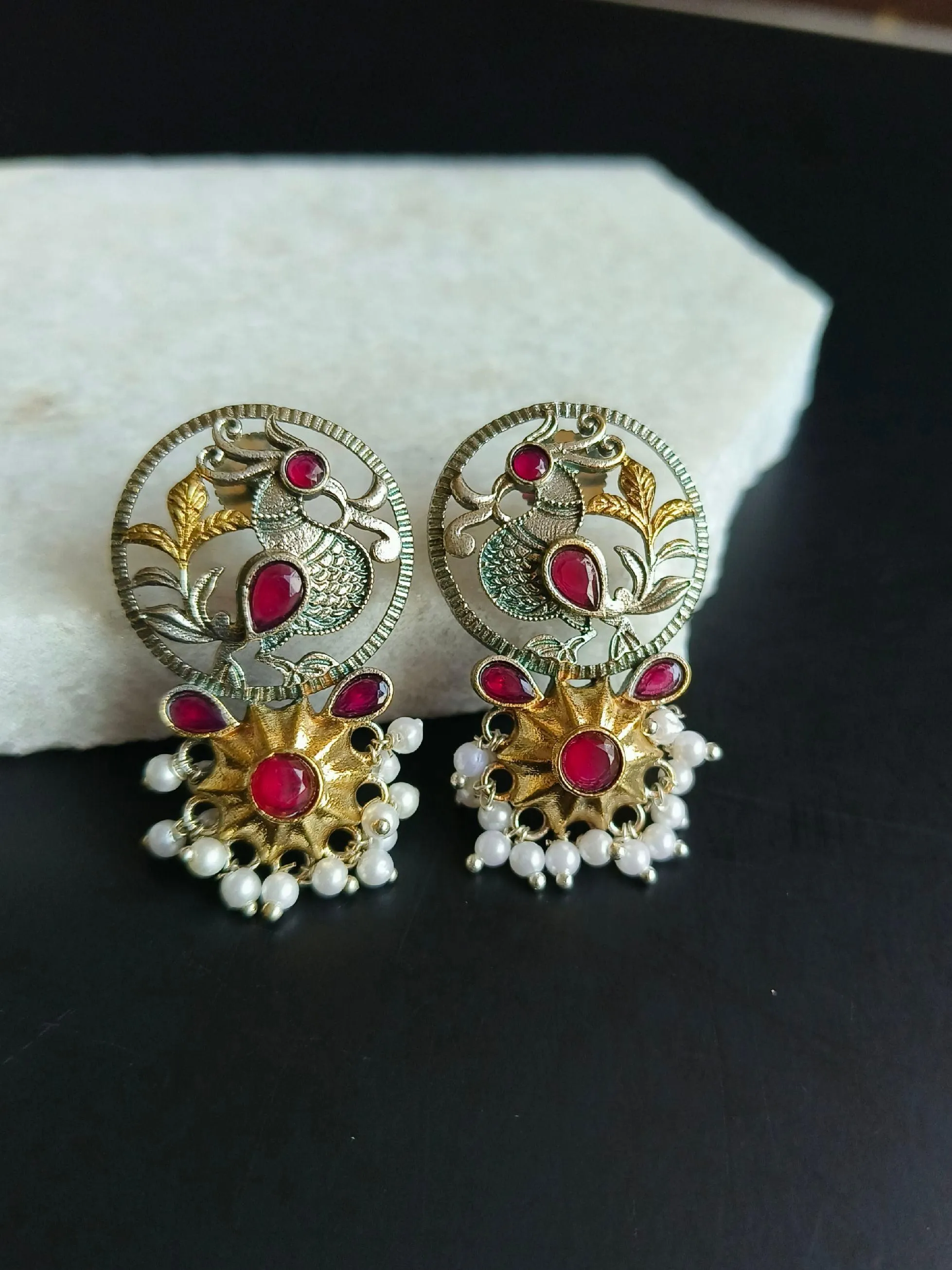 Pearl Dangler Earrings | Sarichka
