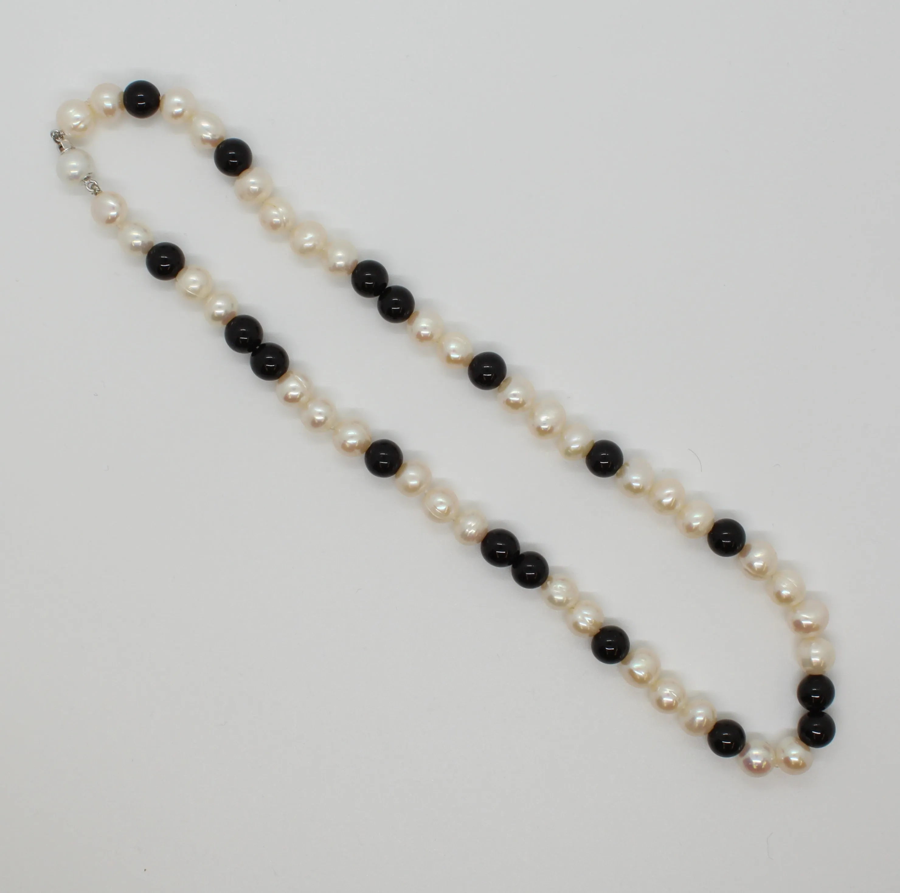 Pearls and Jet Necklace