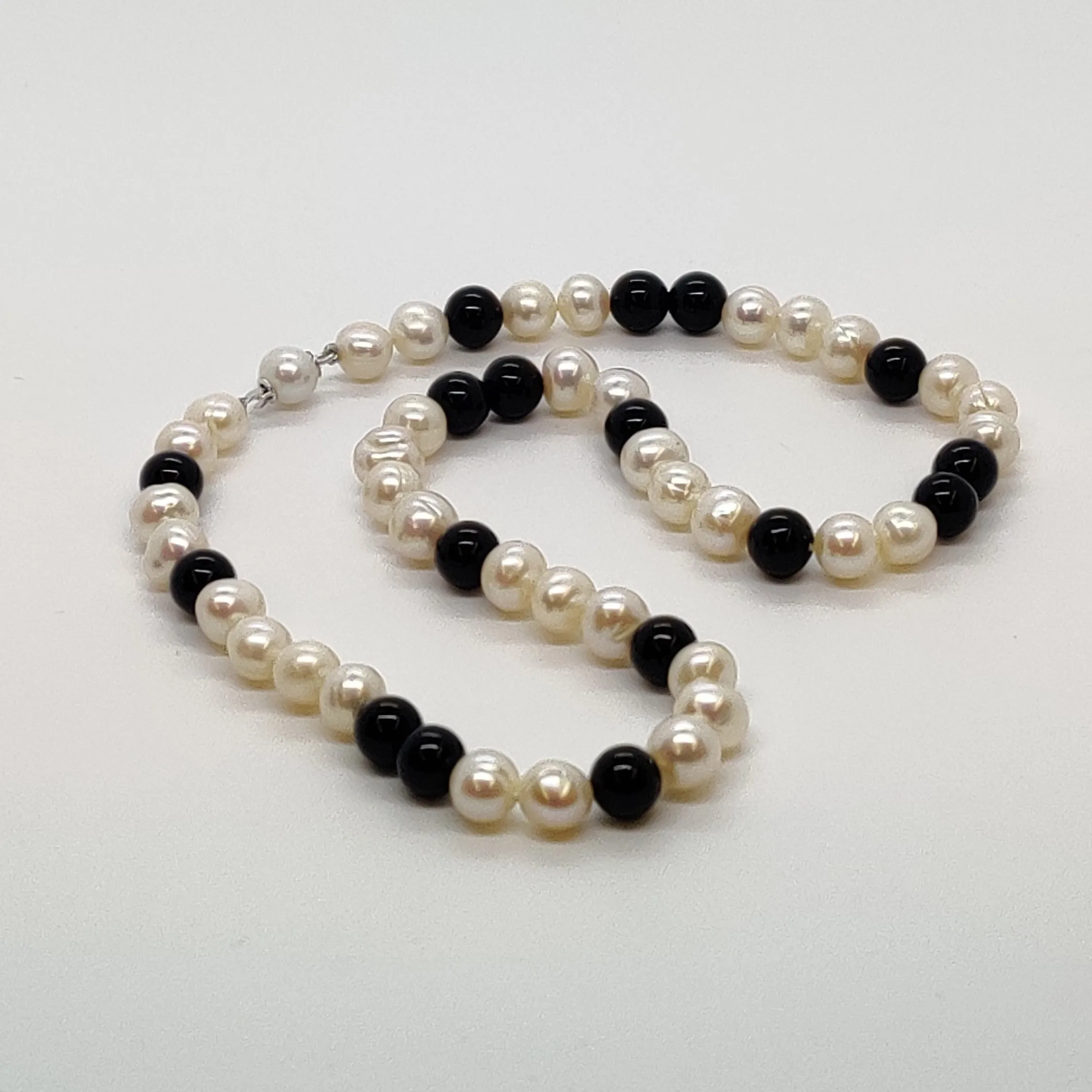 Pearls and Jet Necklace