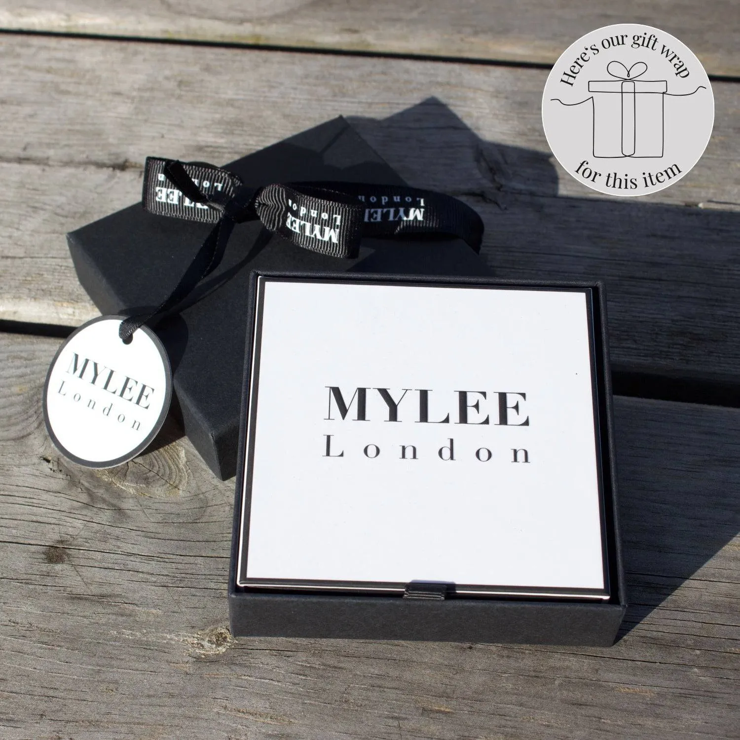 Personalised Two Ring Rose Gold Necklace
