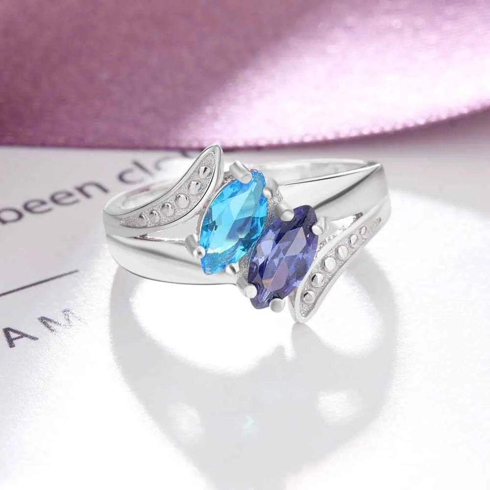 Personalized 925 Sterling Silver Promise Ring