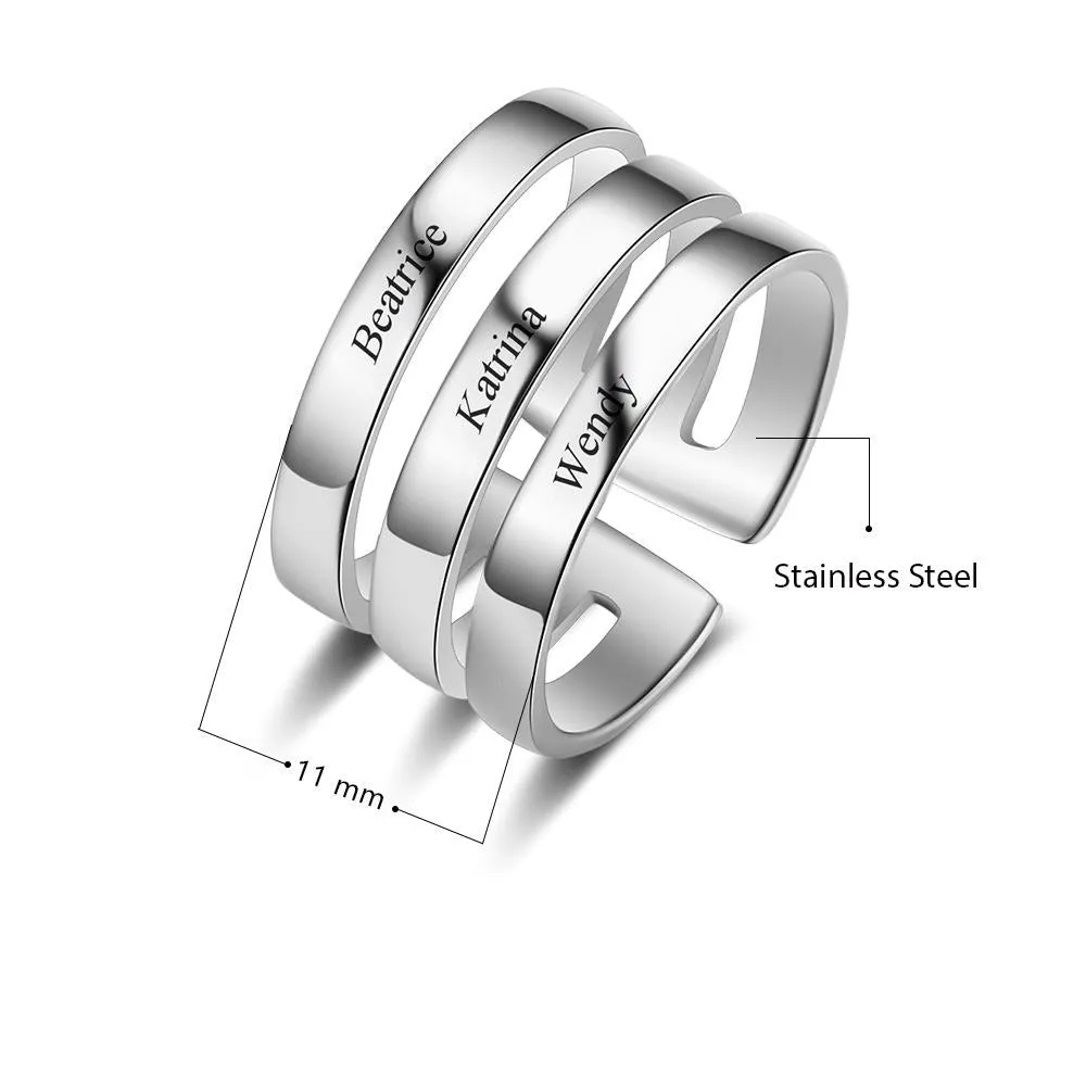 Personalized Stackable Rings for Women
