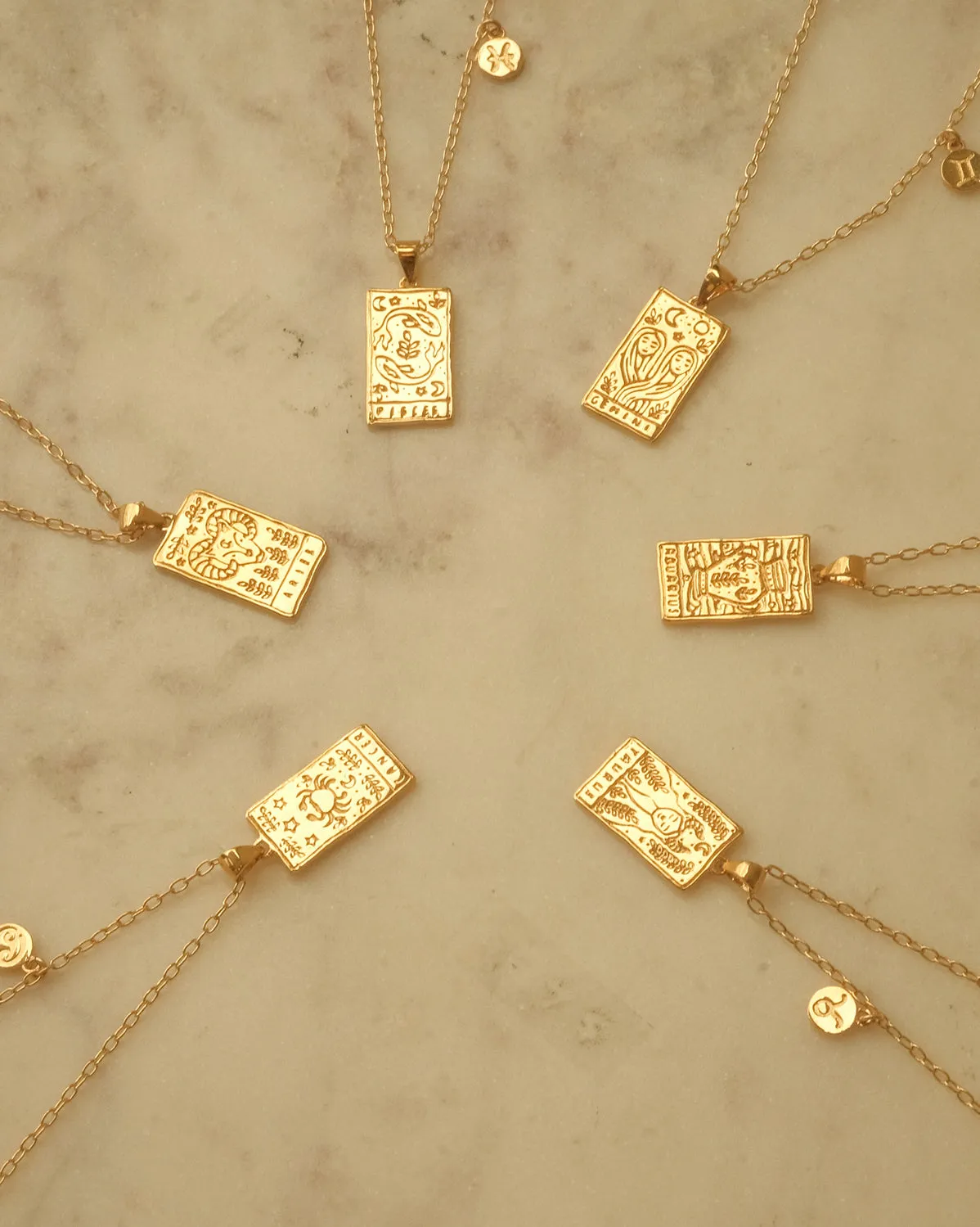 Pisces Zodiac Necklace