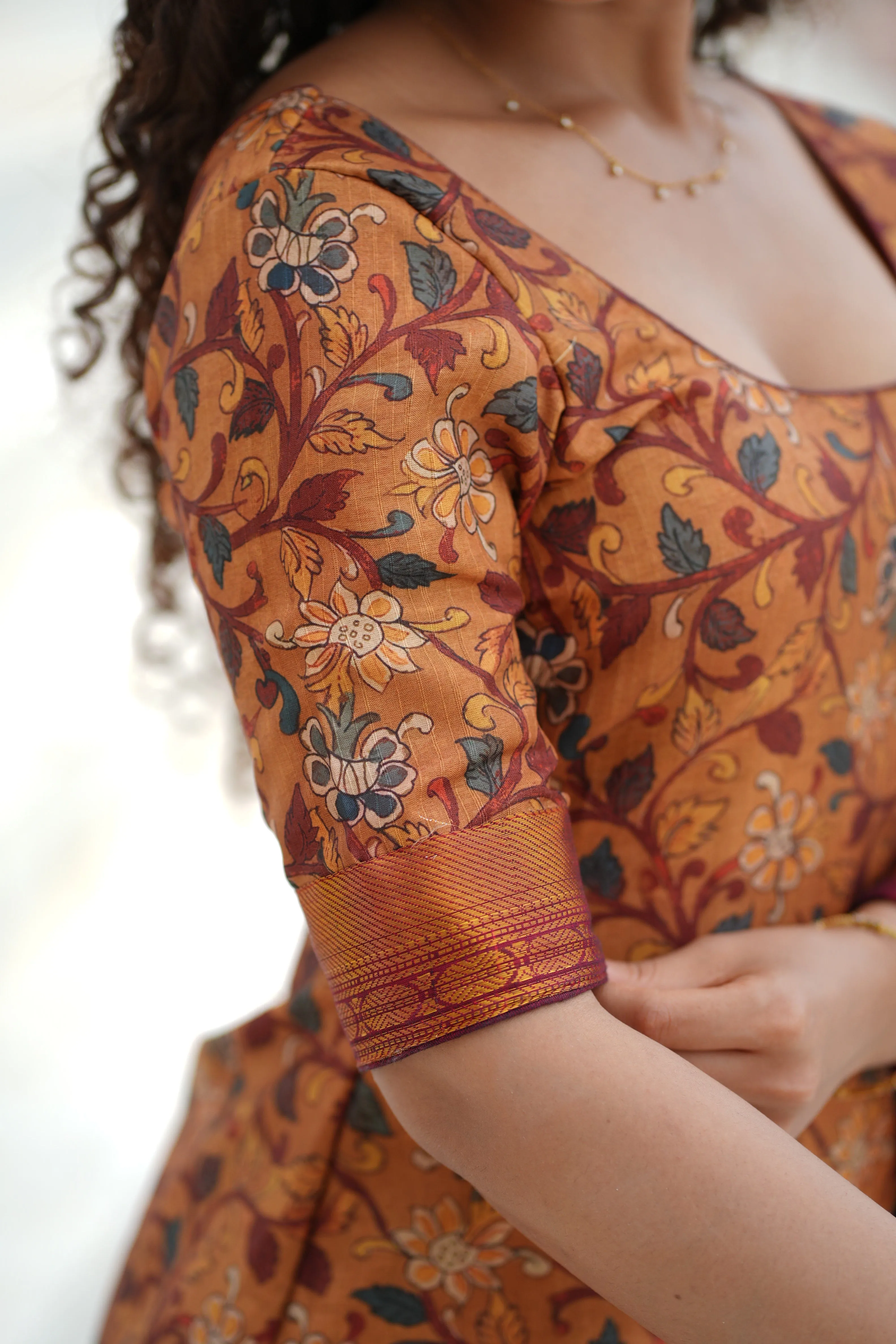 Prathana Mustard & Maroon (Set of 2)