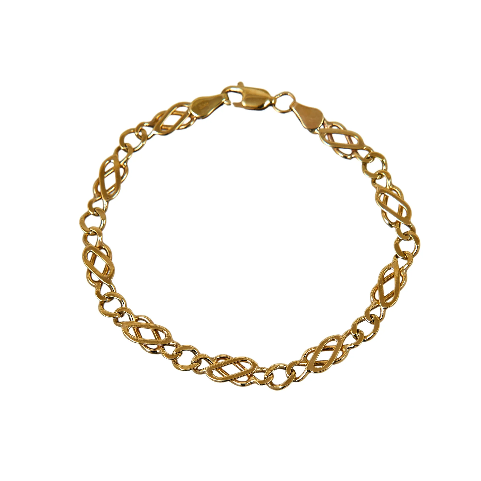 Pre-Owned 9ct Gold Celtic Knot Bracelet