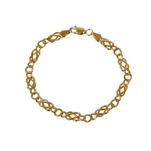 Pre-Owned 9ct Gold Celtic Knot Bracelet