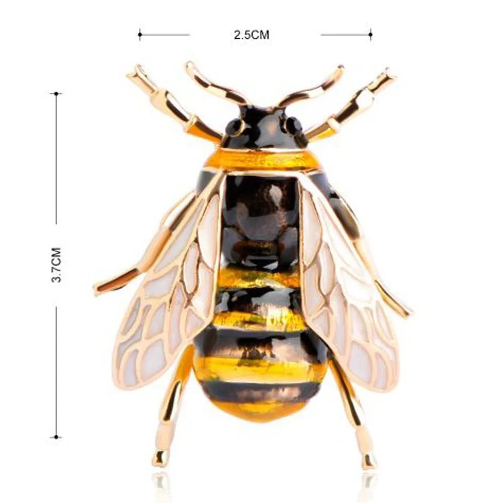Queen Honey Bee Brooch