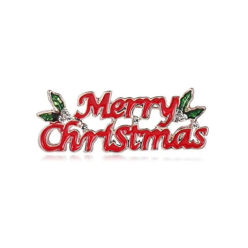 Rhinestone Embellished Holiday Galore Christmas Brooch Pins