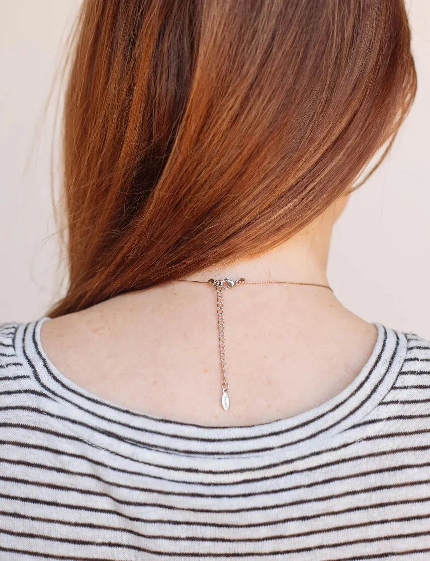Rhodonite & Pearl Goddess Necklace for You Are Loved