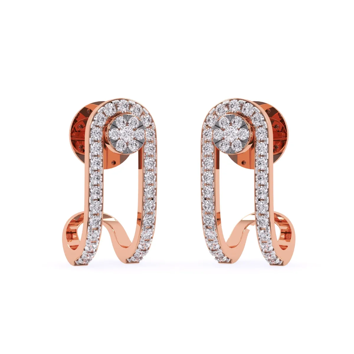 Rose Gold Stylish Bali for Women