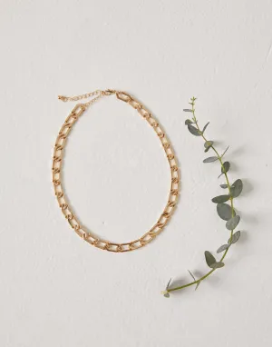 Short Curb Chain Necklace