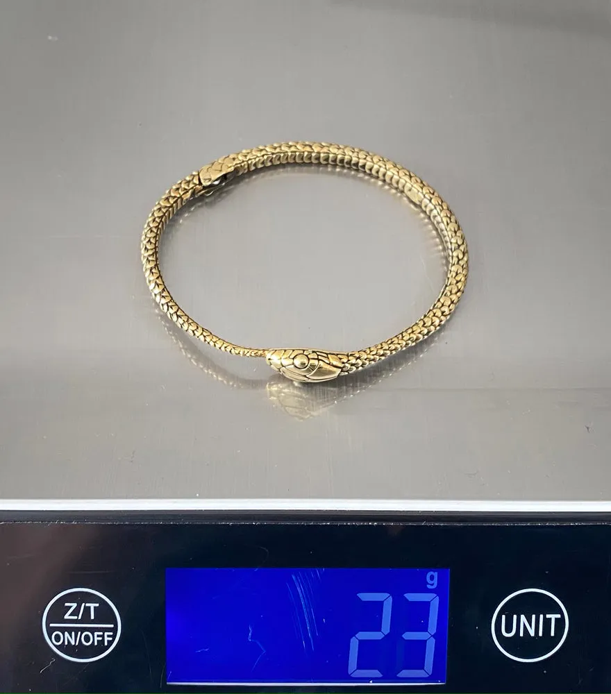 Snake Bangle Brass