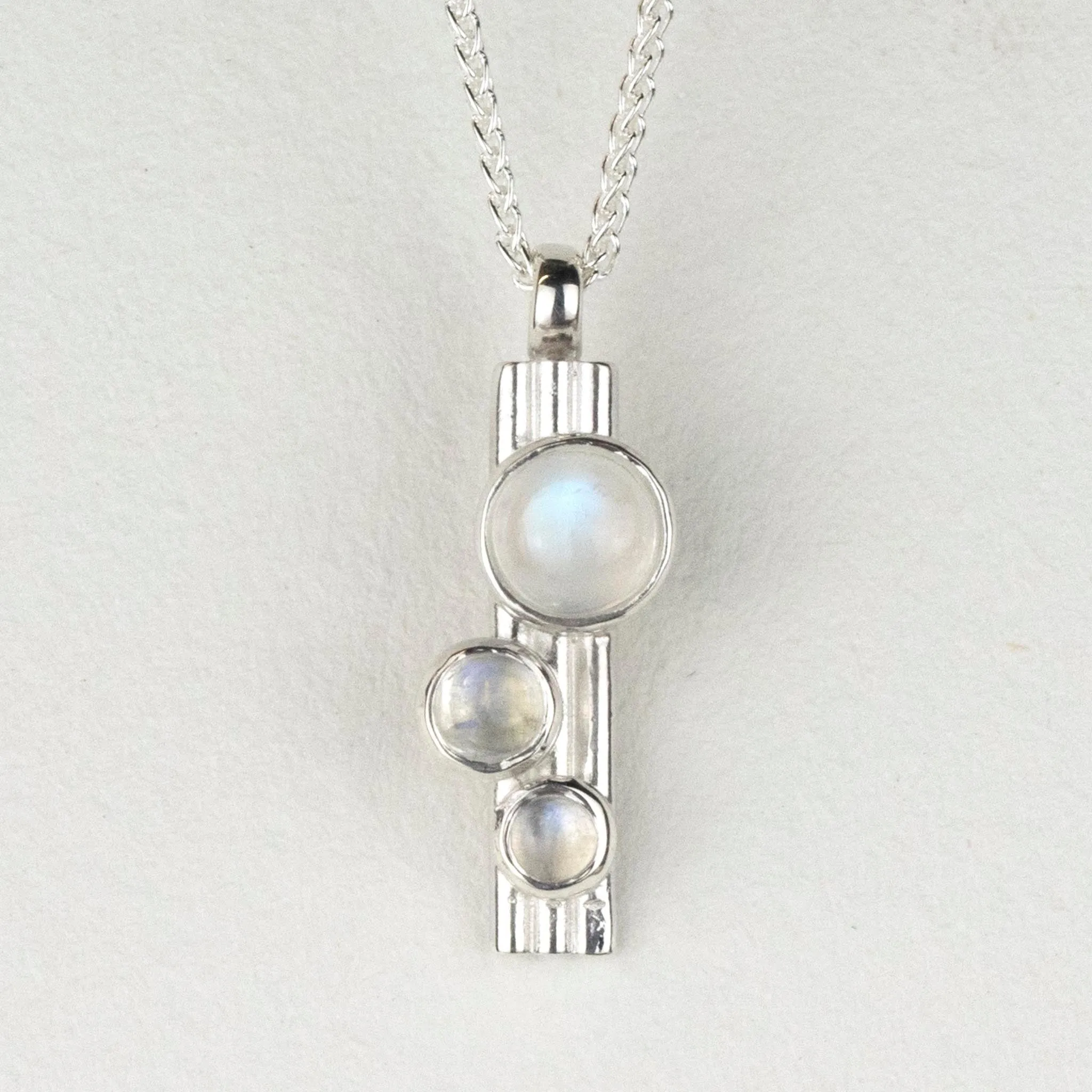 Snowdrift Moonstone Nebula Pendant