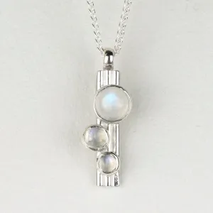 Snowdrift Moonstone Nebula Pendant