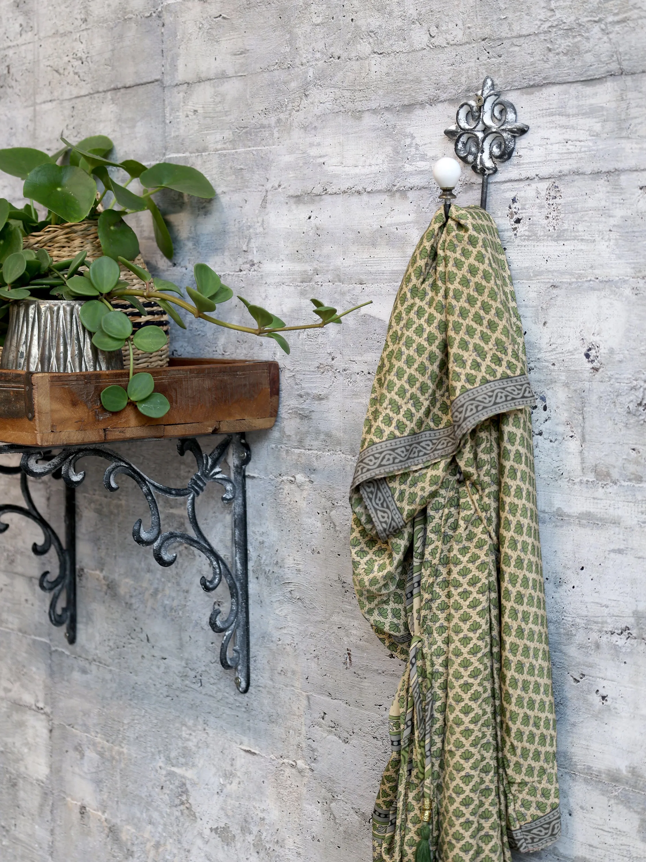 Sophia French Wall Hook - Grey or Cream