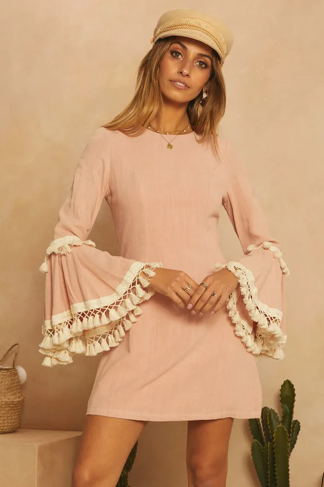 Speaking In Bodies Dress Blush
