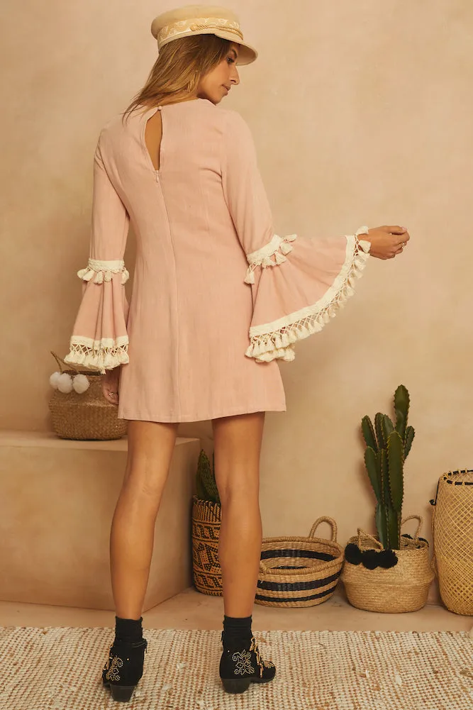 Speaking In Bodies Dress Blush