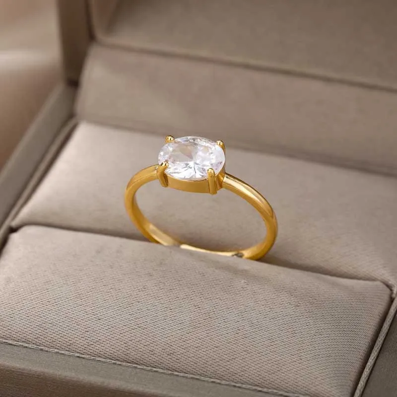 Stackable Minimalist Birthstone Rings
