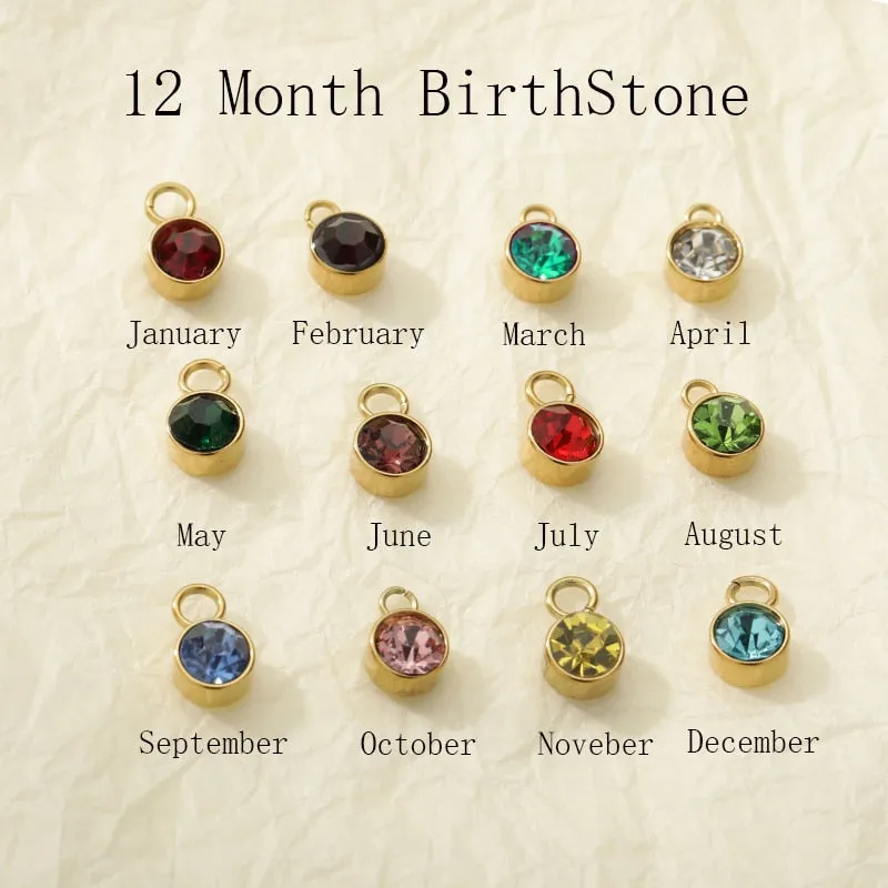 Stackable Minimalist Birthstone Rings