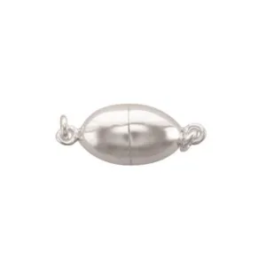 Sterling Silver 7x10mm Oval Magnetic Clasp