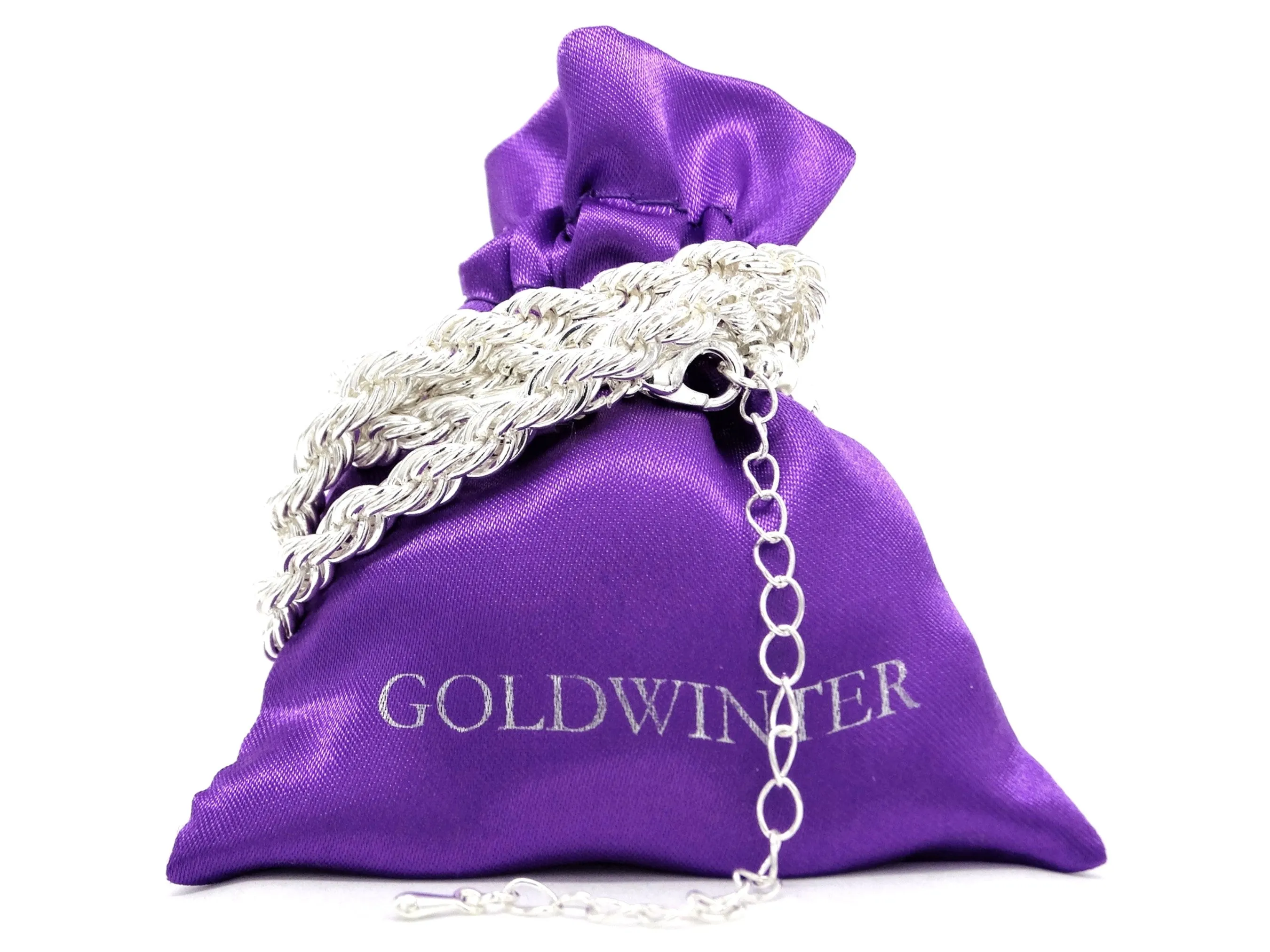 Sterling Silver Thick Rope Necklace