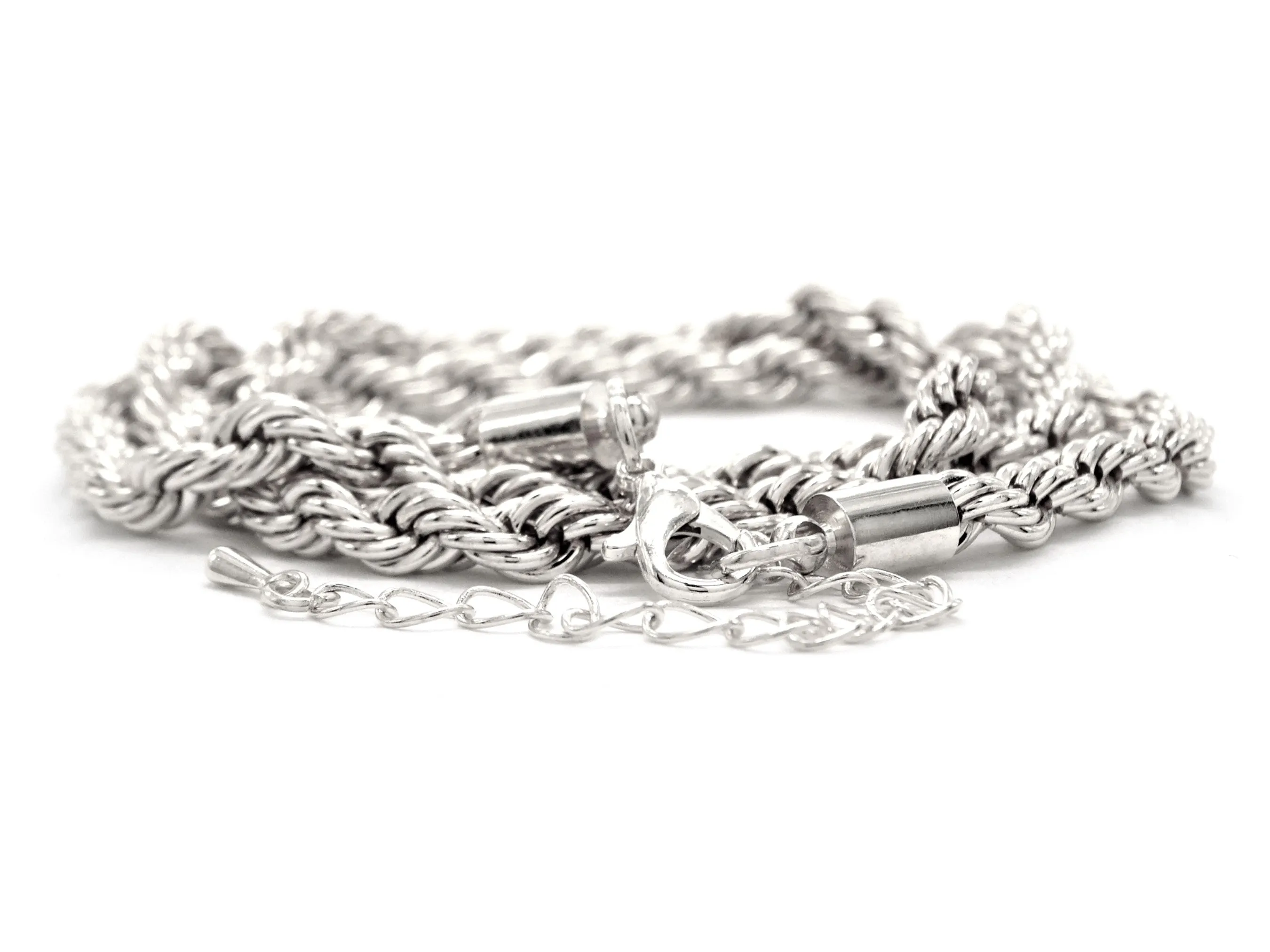 Sterling Silver Thick Rope Necklace