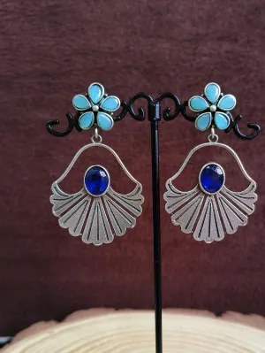 Stone Studded Dangler Earrings | Sarichka