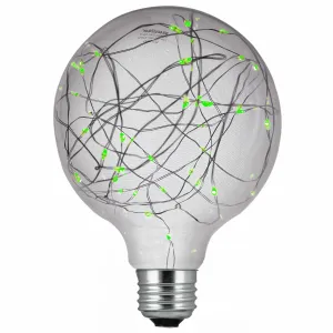 Sunlite  81187-SU - G40/LED/DX/1.5W/G G40 Globe String Decorative Light Bulb, Green