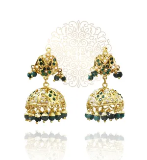 Tahira Jadau Jhumkas