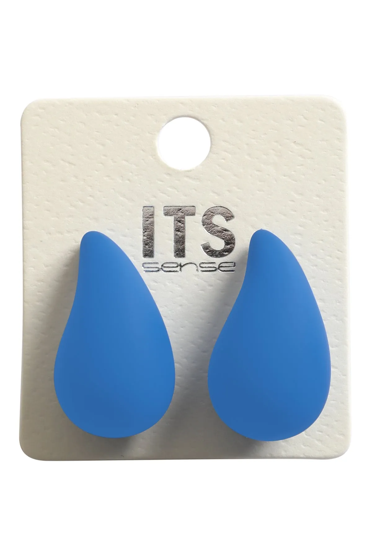 TEARDROP SHAPE ACRYLIC STUD EARRINGS