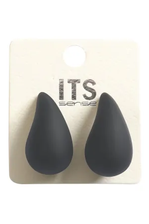 TEARDROP SHAPE ACRYLIC STUD EARRINGS
