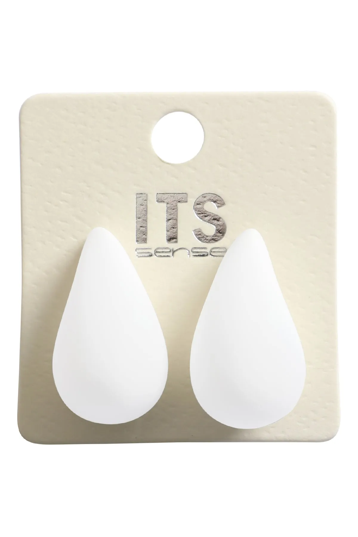 TEARDROP SHAPE ACRYLIC STUD EARRINGS