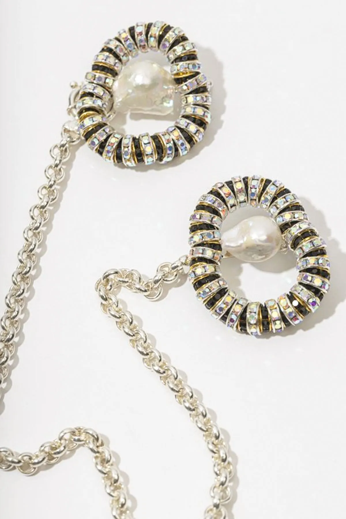The Paris Zebra Chained Brooch
